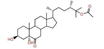 (24S)-24-Methylcholestane-3b,5a,25-triol-6-one 25-monoacetate